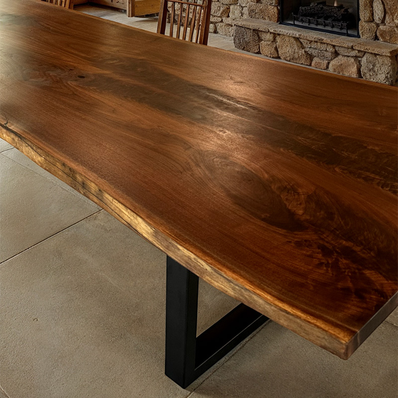 Portsmouth Book Matched Live Edge Table