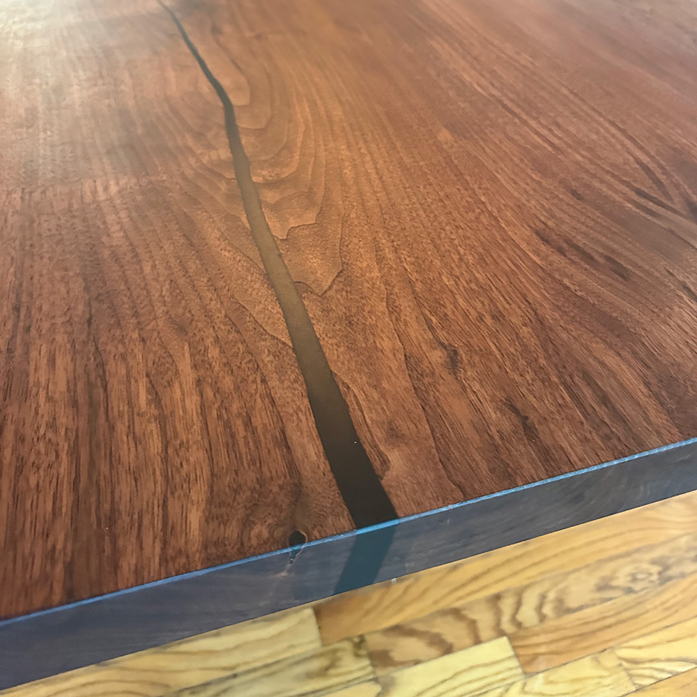 Portsmouth Book Matched Live Edge Table