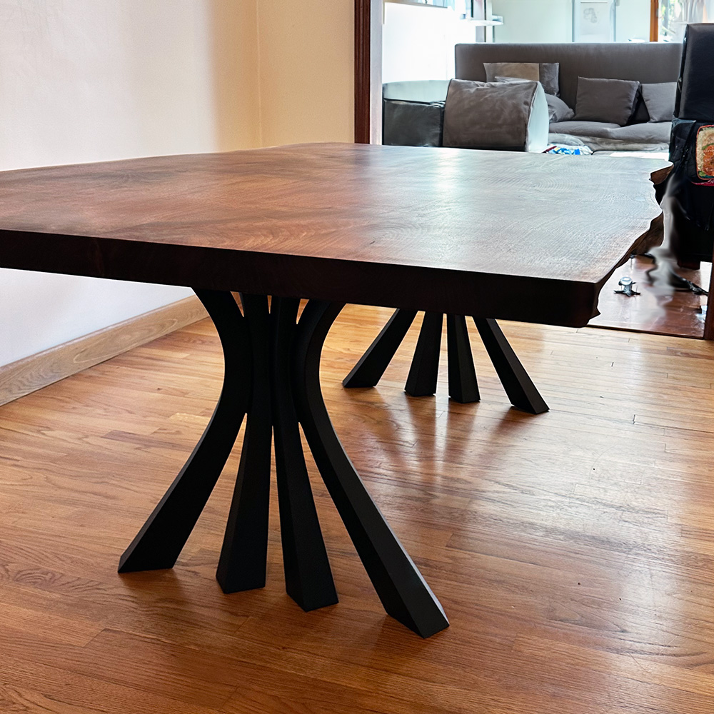 Portsmouth Book Matched Live Edge Table