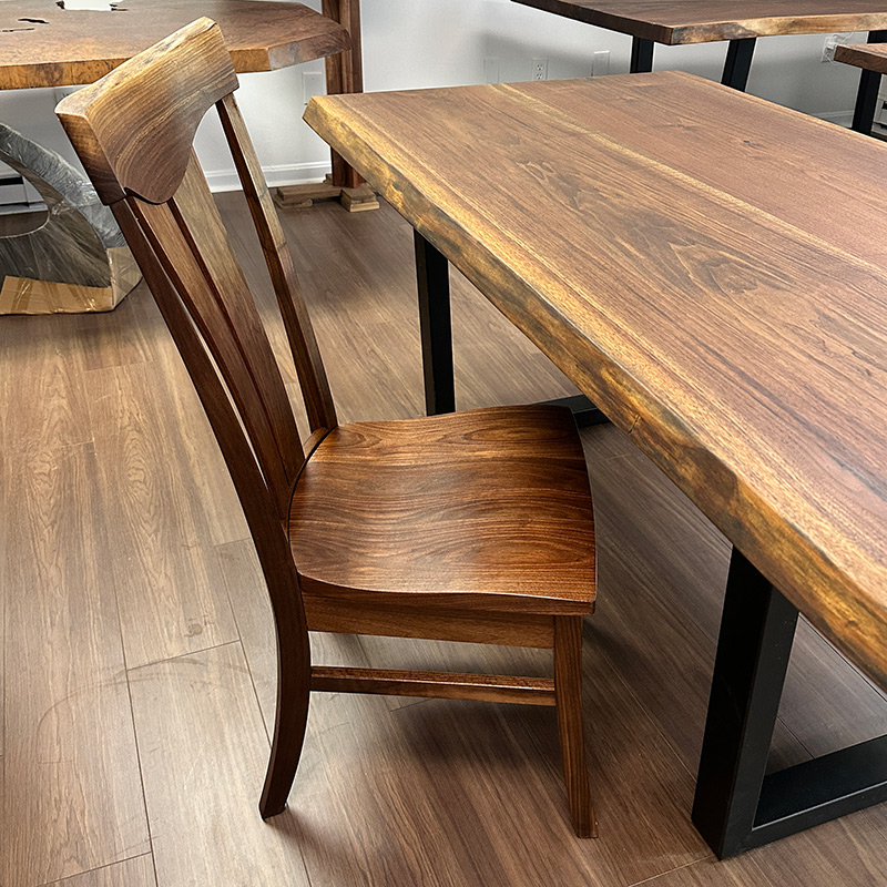 Walnut Semi-Formal Side Chair