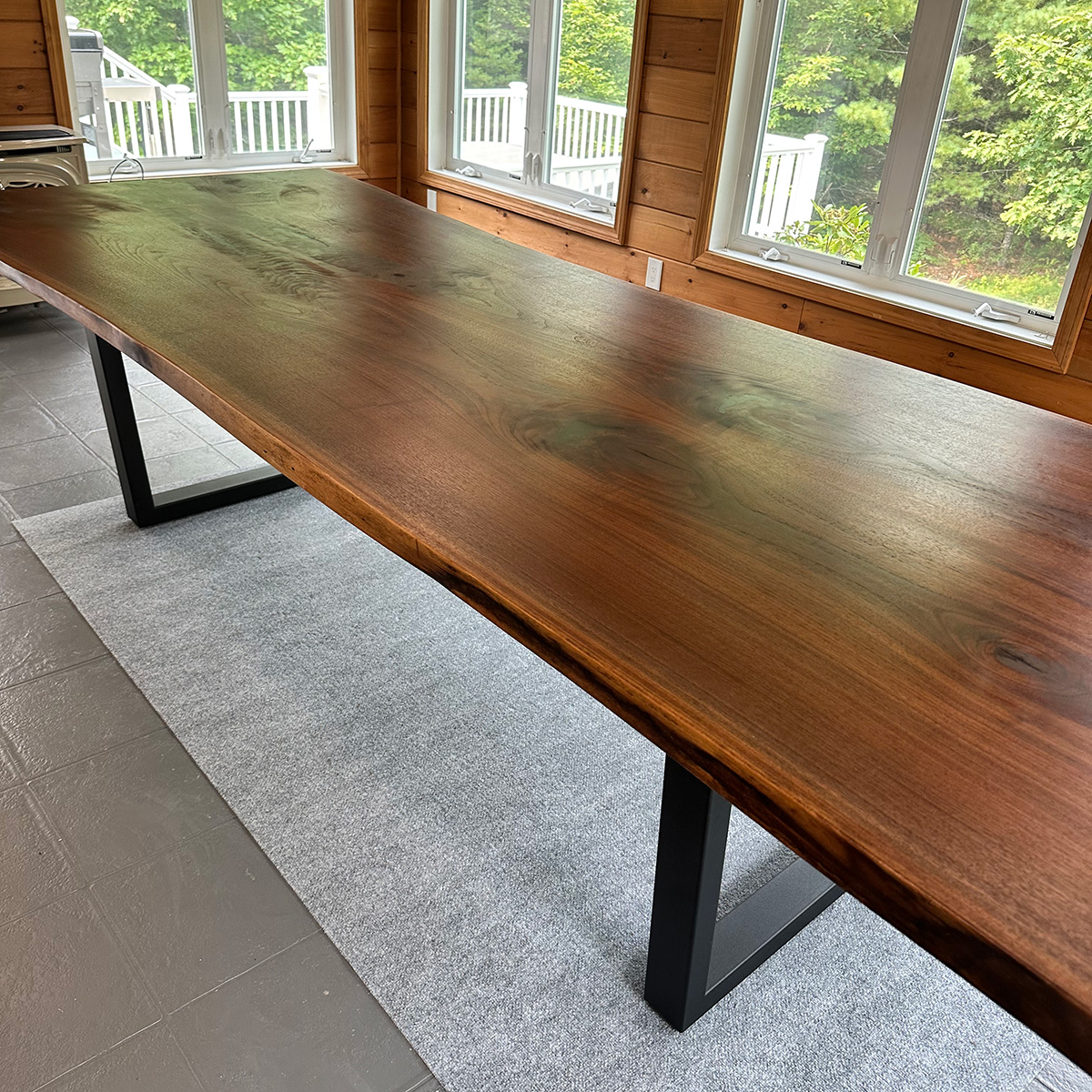 Portsmouth Book Matched Live Edge Table